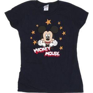 Li-cense Disney dames mickey mouse sterren katoenen t-shirt