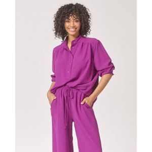 LaLotti - Blouse lange mouw - Lila - LOT0368