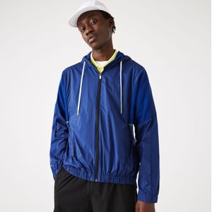 Lacoste - BH0869 - Windjack - Blauw - Waterafstotend - Relaxed Fit