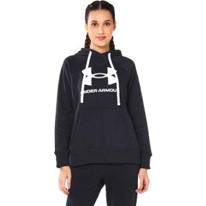 Under Armour - Rival Logo Fleece Hoodie - Dames - Grijs - Katoen
