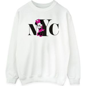 Li-cense - Disney Dames Sweatshirt - Minnie Mouse - NYC - Katoen