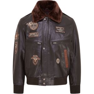 US Air Force - Lieksa - Bomberjack - Bruin - Leren