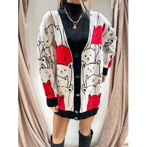 QU-Style Poes design oversized vest 220008