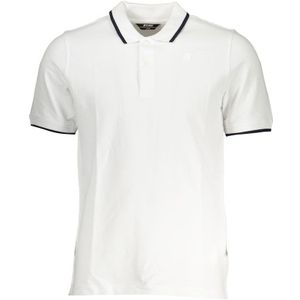 K-Way - Polo Shirt - Wit - Korte Mouwen - Katoen