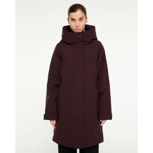 Elvine Womens Eline Lange jas (Dames |bruin |waterdicht)