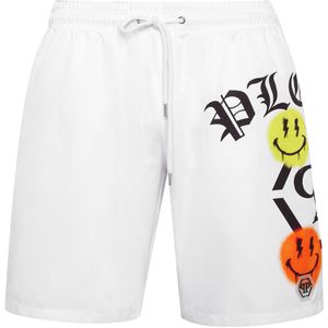 Zwembroek - Smiles - Nylon - Met Elastische Tailleband - Twee Steekzakken