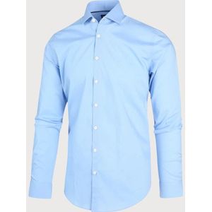 Blue Industry - Shirt - Slim Fit - Met Wide Spread Kraag