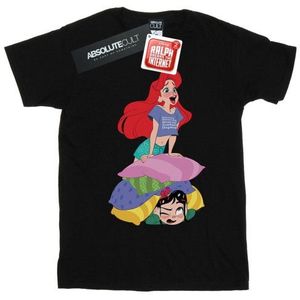 Li-cense Disney dames wreck it ralph ariel en vanellope katoenen vriendje t-shirt