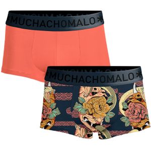 Muchachomalo Heren 2-pack trunks leafs lick it