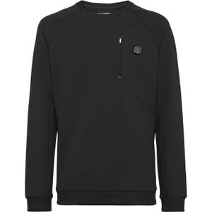 Plein Sport - Sweatshirt Racing - Fleece - Met Tiger Patch - Crewneck