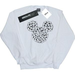 Li-cense Disney dames mickey mouse hoofd van handen sweatshirt