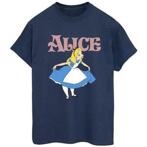 Li-cense Disney dames alice in wonderland take a bow katoenen vriendje t-shirt