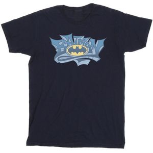 DC Comics Heren batman graffiti logo t-shirt