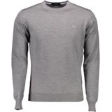 Harmont & Blaine - Grijze Wollen Herentrui - 100% Wol