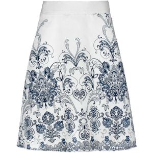 Cloche Rok - Paisley Stijl - Geweven Viscosemix - Knielengte