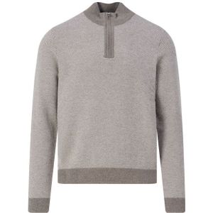 BOSS - HETTORE - Schipperstrui - Regular Fit - Mix van Scheerwol en Katoen