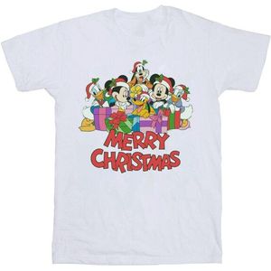 Li-cense Disney heren mickey mouse en vrienden kerstmis t-shirt