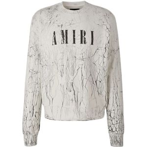 Amiri - Core-logo - Sweatshirt - Wit - 100% Katoen