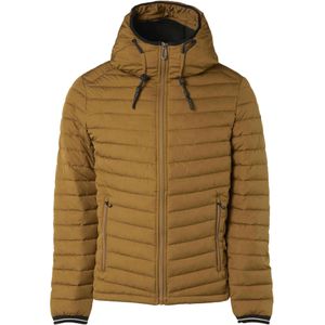 No Excess Jacket hooded short fit padded light moss