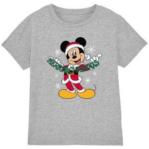 Disney Kinderen/kinderen vrolijk kerstfeest mickey mouse t-shirt