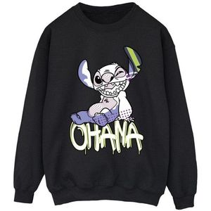 Li-cense Disney heren lilo en stitch ohana graffiti sweatshirt
