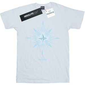 Li-cense Disney dames frozen 2 elsa handtekening sneeuwvlok katoenen vriendje t-shirt