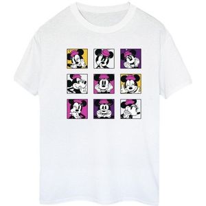 Li-cense Disney dames minnie mouse squares katoenen vriend t-shirt