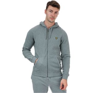 Lyle And Scott - Zip Through Hoody - Grijs - Sweater