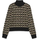 VERO MODA - VMARIA ART LS HIGH-NECK - Gebreide Pullover - Dames