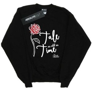 Li-cense Disney heren tale as old as time rose sweatshirt