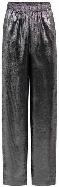 Knit-ted - Metally - Wijde Broek - Grijs