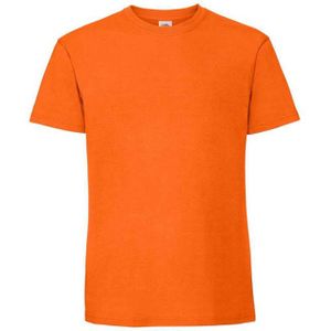 Fruit of the Loom - Iconic 195 - T-shirt - Wit - 100% Katoen, 195gsm