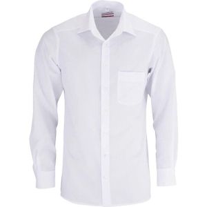 Marvelis - Heren Poplin Slim Extra Lang Overhemd - 100% Katoen - Niet-Iron