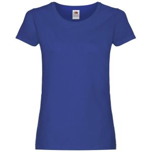 Fruit of the Loom - Dames T-shirt - 100% Katoen - Eenvoudig Ontwerp - Korte Mouwen