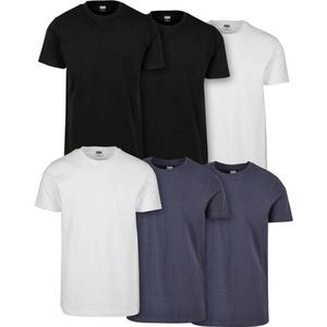 Urban Classics Heren basic t-shirt (set van 6)