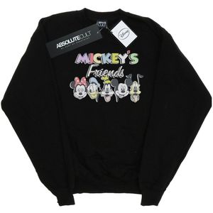 Disney Dames mickey mouse friends faded nostalgia sweatshirt