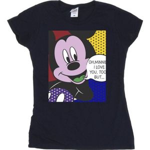 Li-cense Disney dames mickey mouse oh minnie pop art katoenen t-shirt