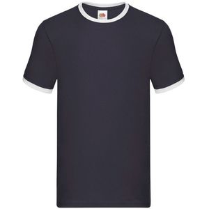 Fruit of the Loom - Ringer T-shirt - Heren - 100% Katoen