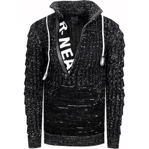 Rusty Neal - Gebreide Trui - Casual Pasvorm - Grof Gebreid - 75% Polyacryl, 25% Katoen