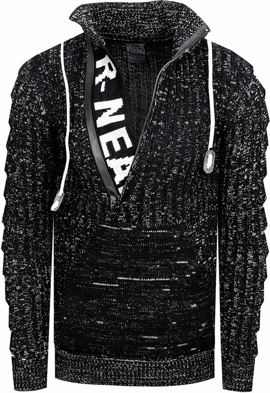 Rusty Neal - Gebreide Trui - Casual Pasvorm - Grof Gebreid - 75% Polyacryl, 25% Katoen