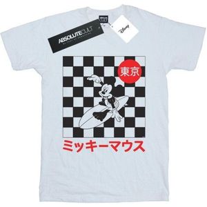 Li-cense Disney dames mickey mouse surfing katoenen vriendje t-shirt