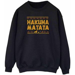 Li-cense Disney dames the lion king hakuna matata sweatshirt