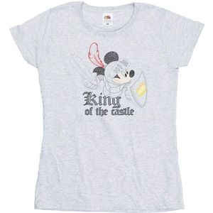 Li-cense Disney dames mickey mouse king of the castle katoenen t-shirt