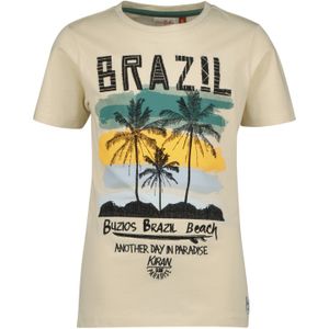 Vingino Kiran jongens t-shirt hayon beach white