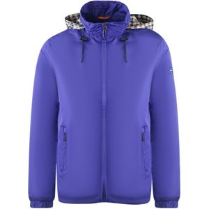 Aquascutum - Royal Blue - Lichtgewicht Jas - Met Capuchon - 100% Polyester