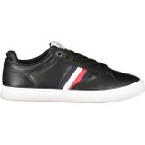 Sneakers - Zwart - Leren Sneaker met Vetersluiting