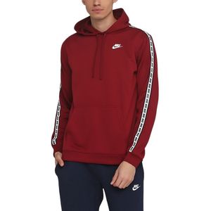 Nike - Taped Sleeves - Hoodie - Rood