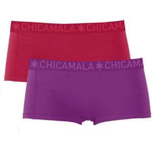 Muchachomalo Dames 2-pack boxershorts effen