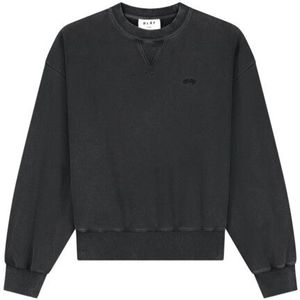 Olaf Hussein Washed signature boxy crewneck sweaters m230206