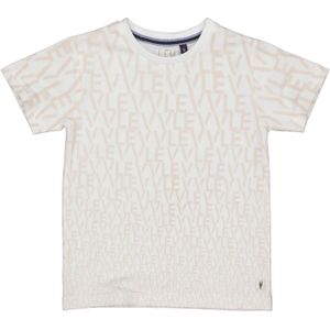 Levv Jongens t-shirt mark aop white text